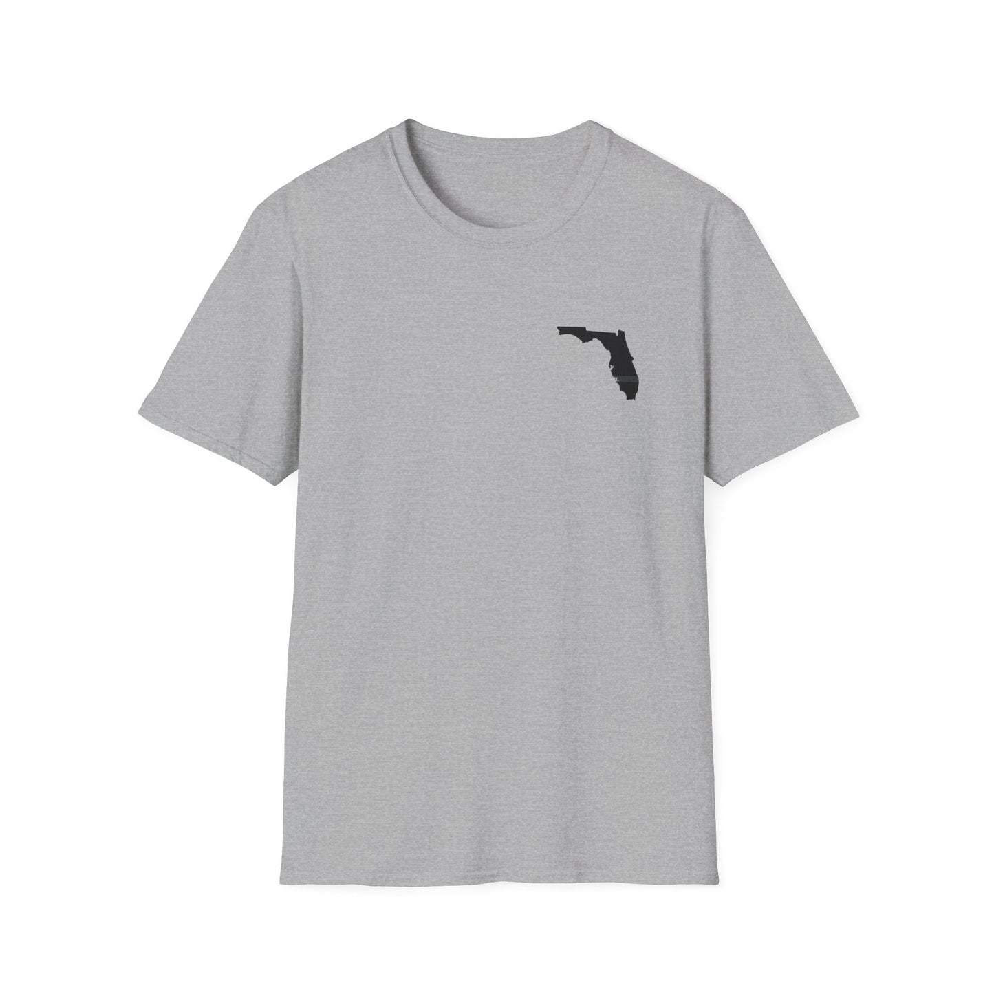 Florida Fishing Enthusiast T-Shirt | Unisex Softstyle Tee for Anglers, Summer Vibes, Gift for Dad, Fishing Trip, Outdoor Adventure