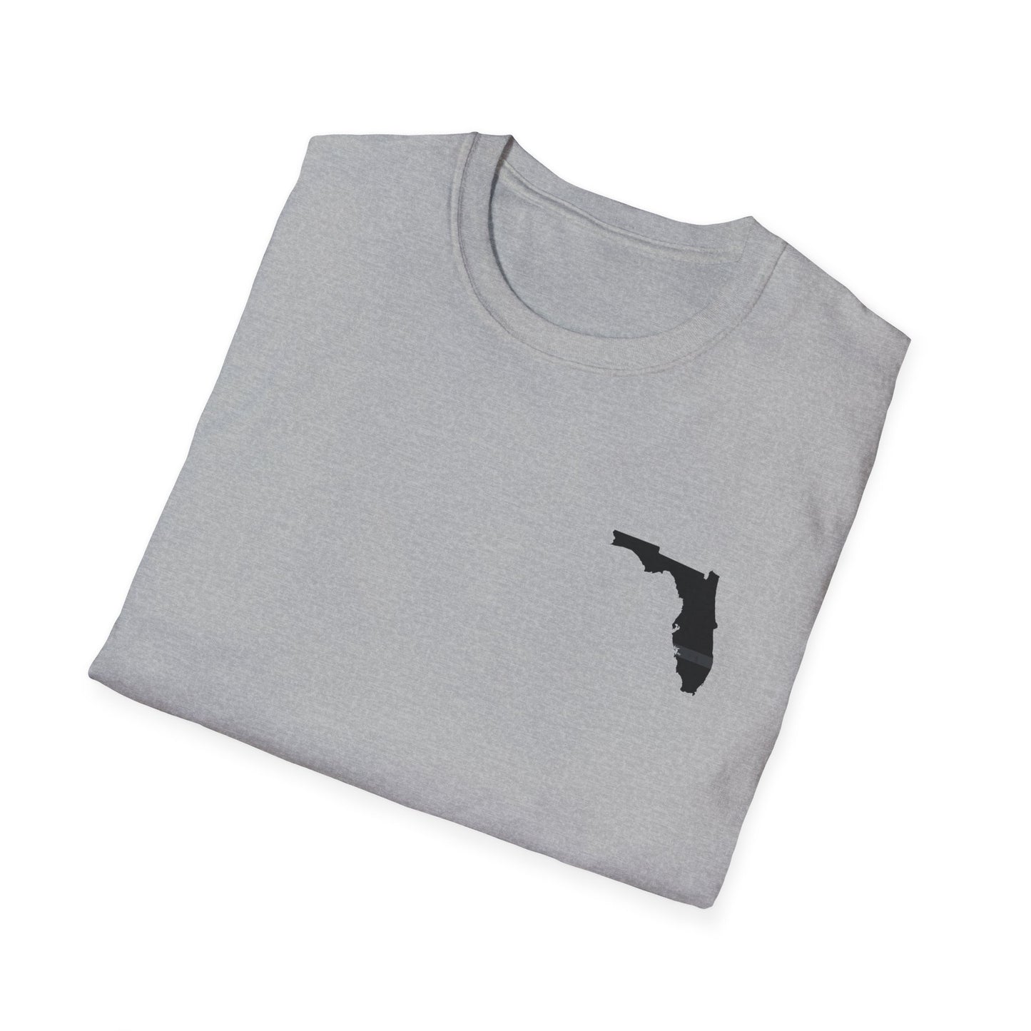 Florida Fishing Enthusiast T-Shirt | Unisex Softstyle Tee for Anglers, Summer Vibes, Gift for Dad, Fishing Trip, Outdoor Adventure