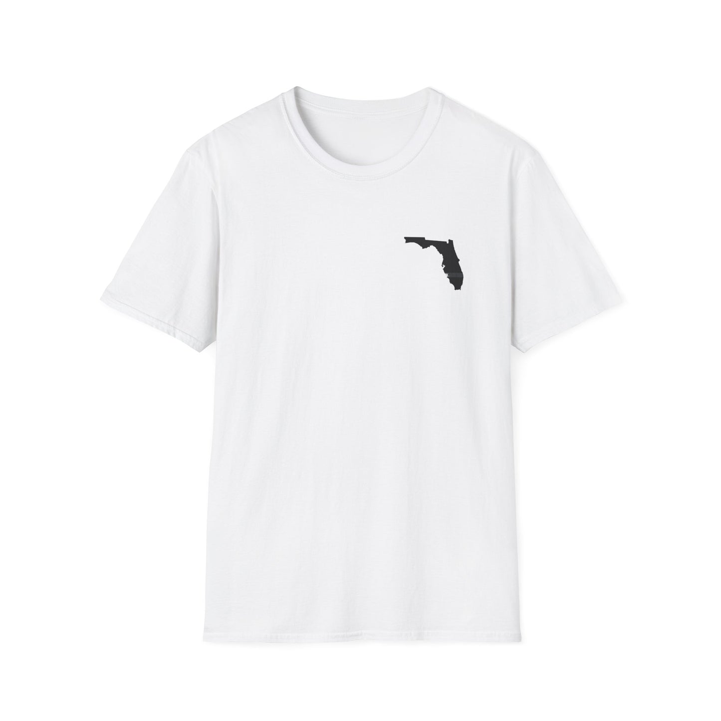 Florida Fishing Enthusiast T-Shirt | Unisex Softstyle Tee for Anglers, Summer Vibes, Gift for Dad, Fishing Trip, Outdoor Adventure