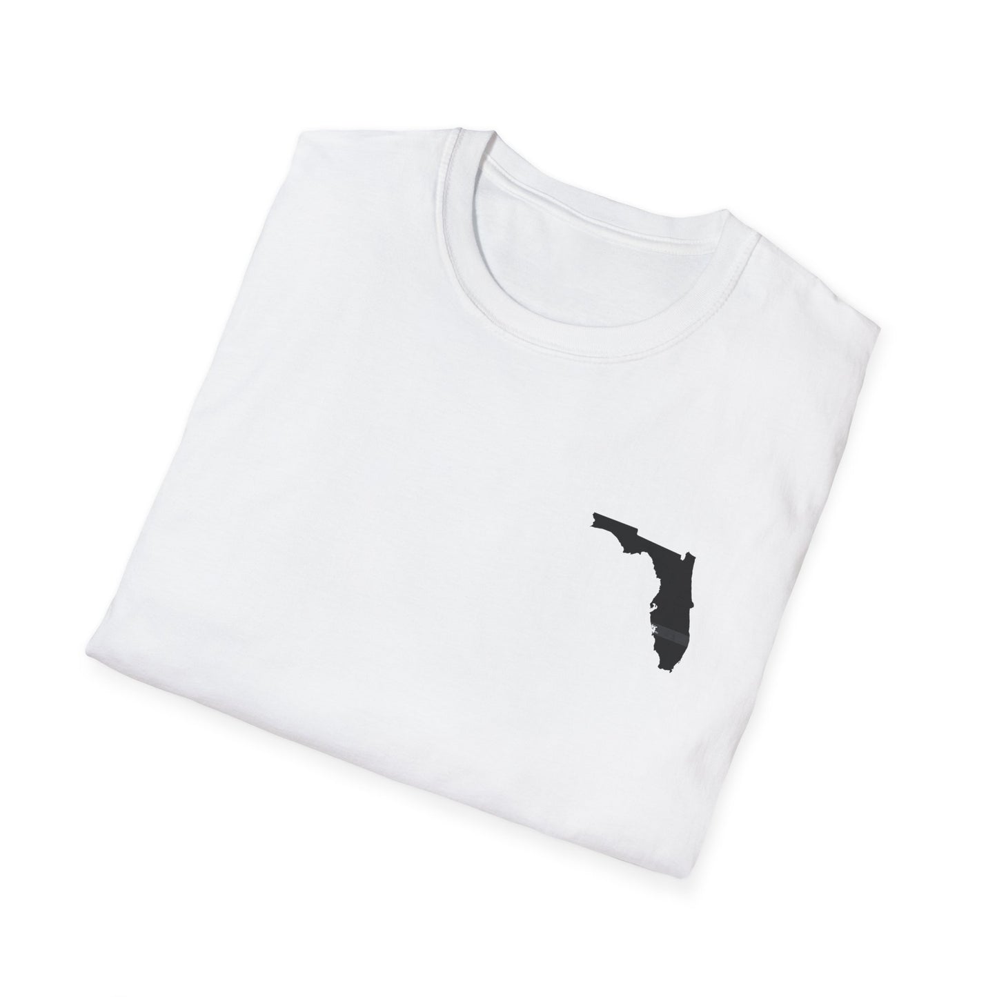 Florida Fishing Enthusiast T-Shirt | Unisex Softstyle Tee for Anglers, Summer Vibes, Gift for Dad, Fishing Trip, Outdoor Adventure