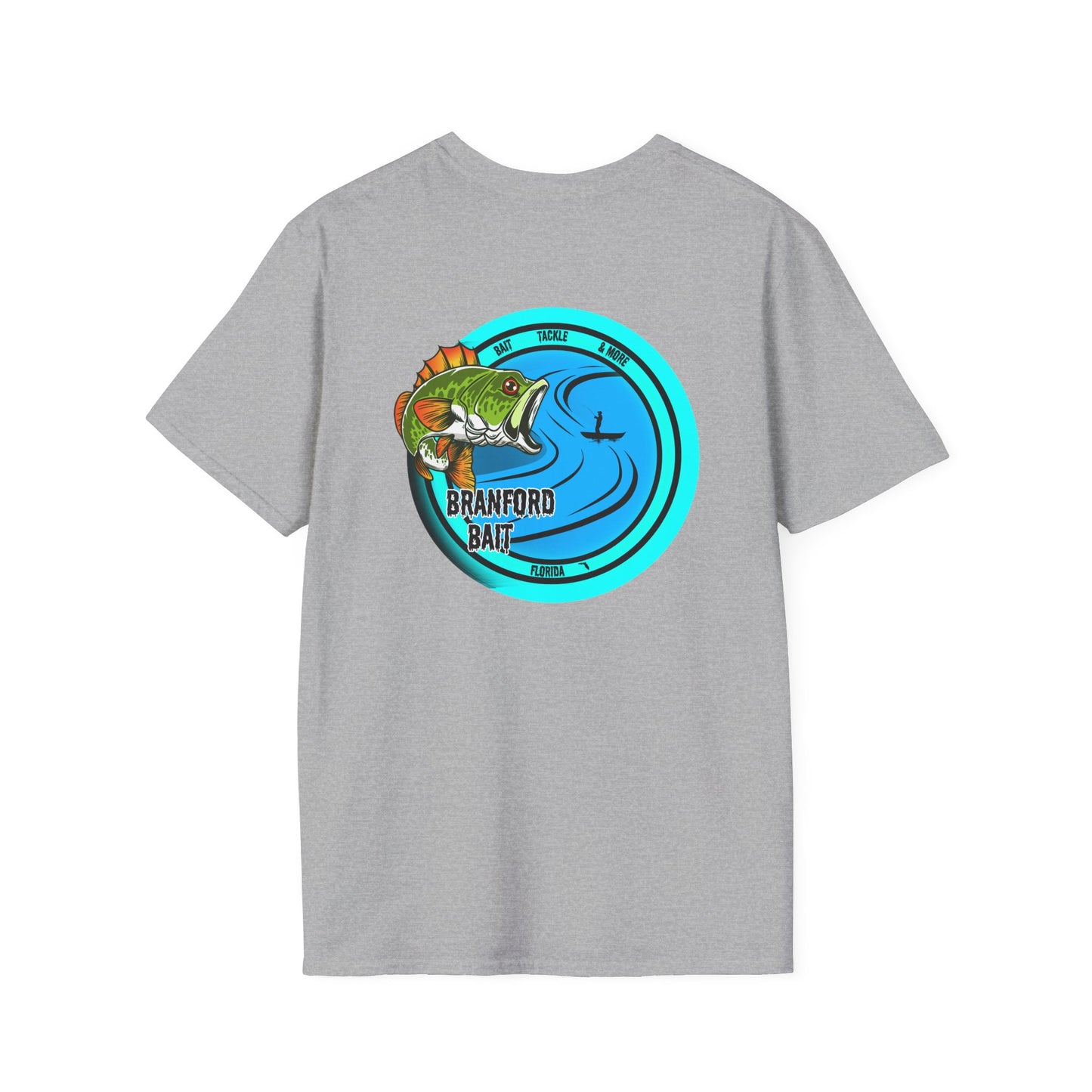 Florida Fishing Enthusiast T-Shirt | Unisex Softstyle Tee for Anglers, Summer Vibes, Gift for Dad, Fishing Trip, Outdoor Adventure